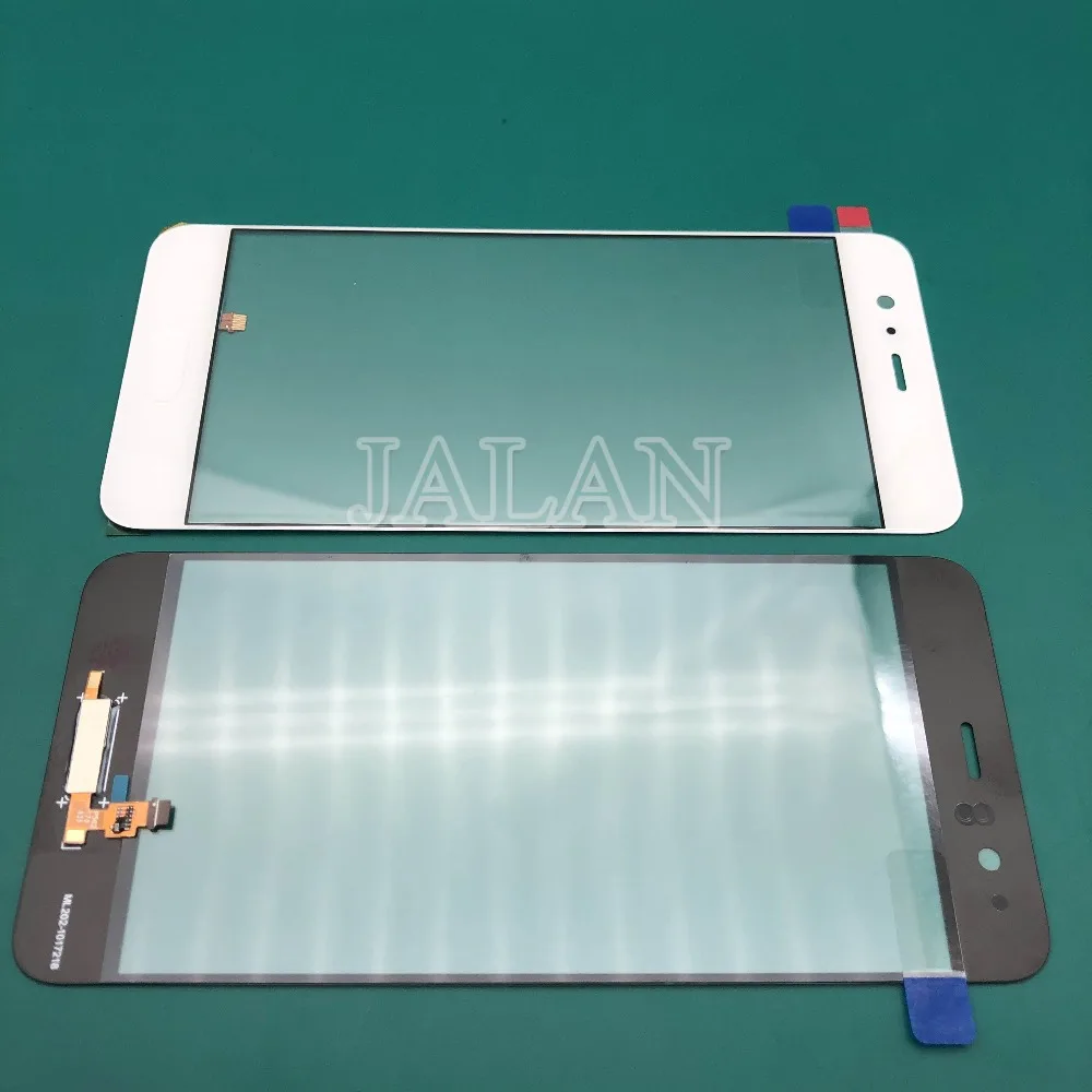 2pcs original new front outer glass panel for huawei p10 display touch screen glass with home button and oca mobile phone parts free global shipping