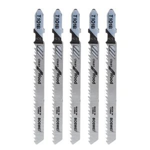 5 шт. T101B HCS 100 мм лобзик для чистки дерева, Т-образный Клинок для лобзиков