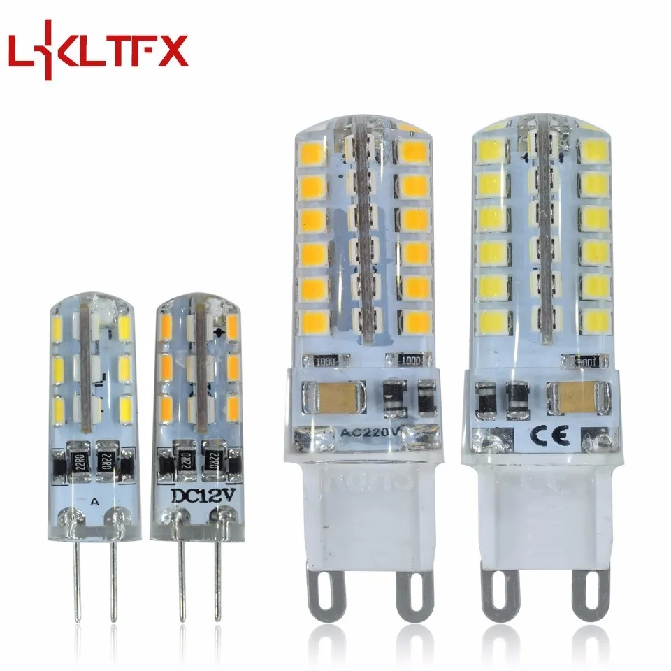 1pcs G9 lampada bulbs tube lights lamp DC 12V AC 220V Replace halogen 360 Beam Angle G4 Christmas LED lamparas|led lampara|light lamp12v ac |