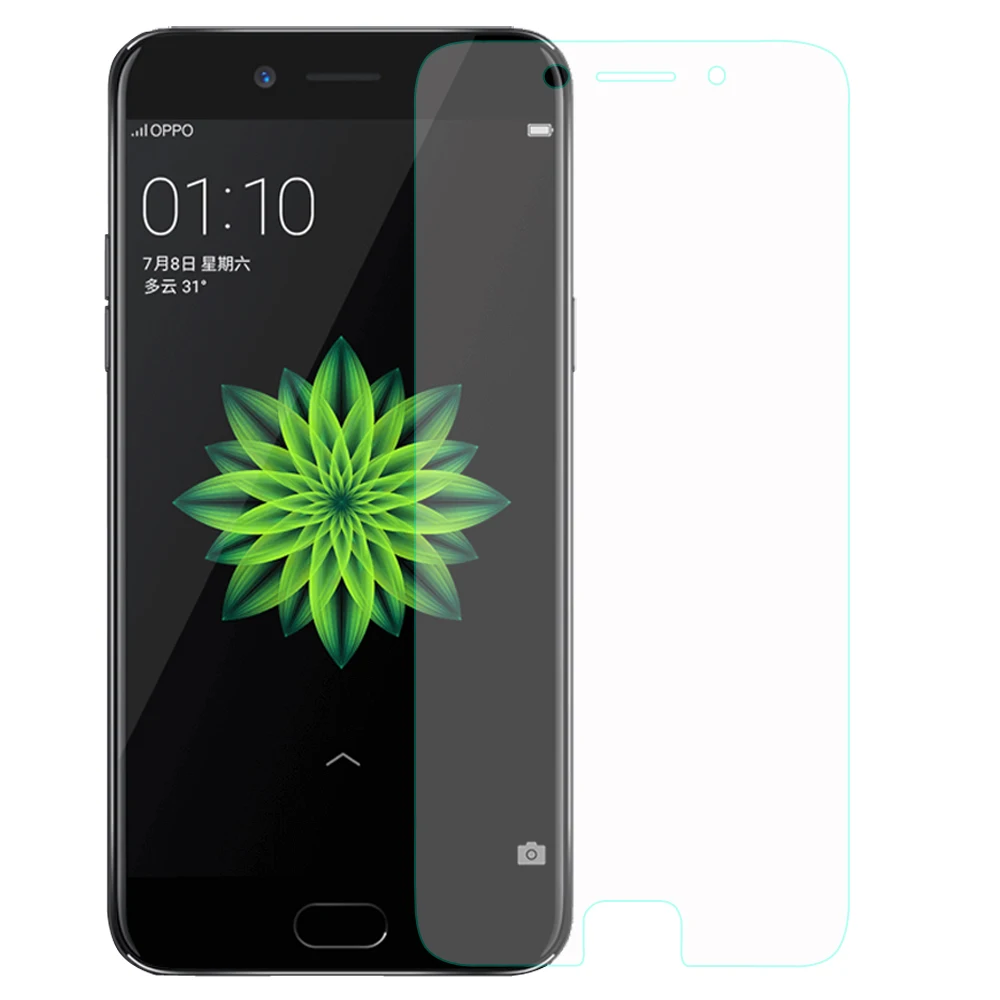 2 шт./лот закаленное стекло для защиты экрана Oppo A77 Взрывозащищенная Защита от