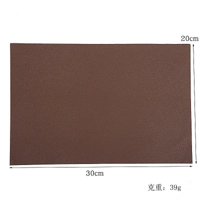 Кожа, пу, ткань самоклеющиеся наклейки заплаты для дивана фиксирующие отверстия для автокресла кожаный портфель ремонт дивана декоративные значки - Цвет: Deep coffee