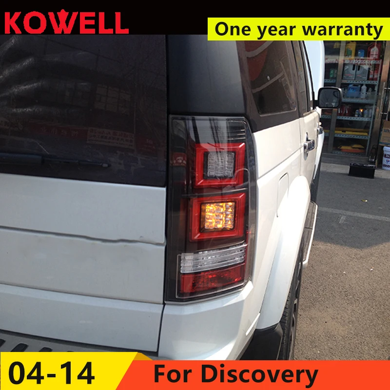KOWELL стайлинга автомобилей для 2004 2013 год Land Rover Discovery светодиодный задние лампы