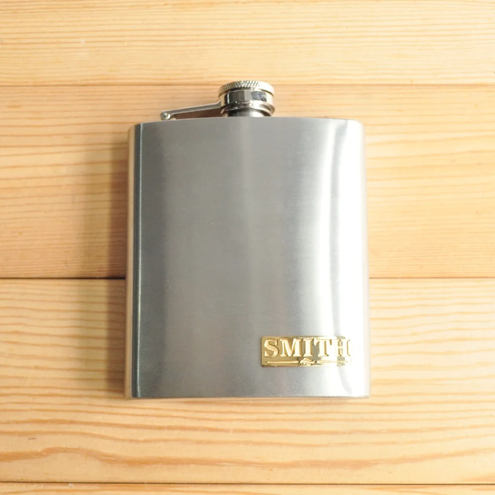 

Personalized Name Flask, Groomsmen Flasks, Custom Name Flask, Stainless Steel, Groomsmen Gift,Father's Flask Gift, Gifts For Men
