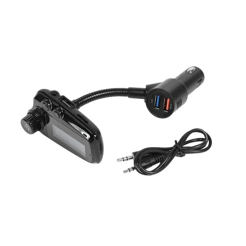D19 Bluetooth FM Transmitter Handsfree Car Kit MP3 Player 3A Dual USB Charger On-line Battery Voltage Detection Characteristic |