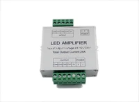 aluminum shell 4ch amplifier dc5 24v input 24a current used for 35285050 smd rgb led strip light