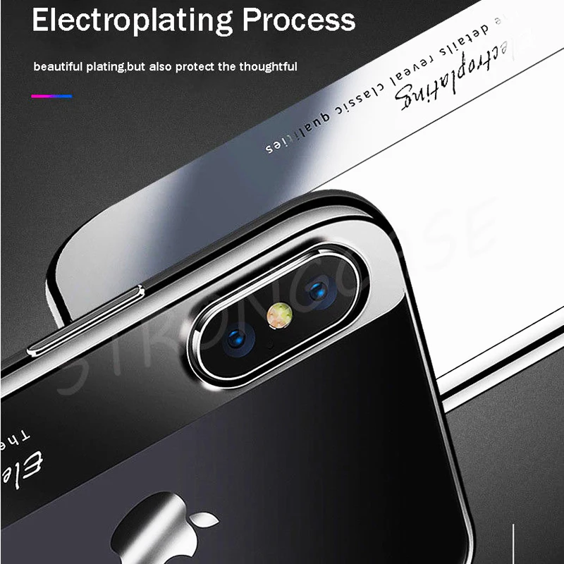 KSELF ударопрочный Прозрачный чехол для телефона iPhone 6 6S 7 8 Plus X XS Мягкий ТПУ