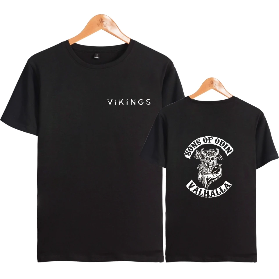 Odin Vikings T Shirt Men Son Of Odin T-shirt Valhalla Tshirt Men Spring Summer Tops Sportswear Sons Of Viking Outerwear T Shirts