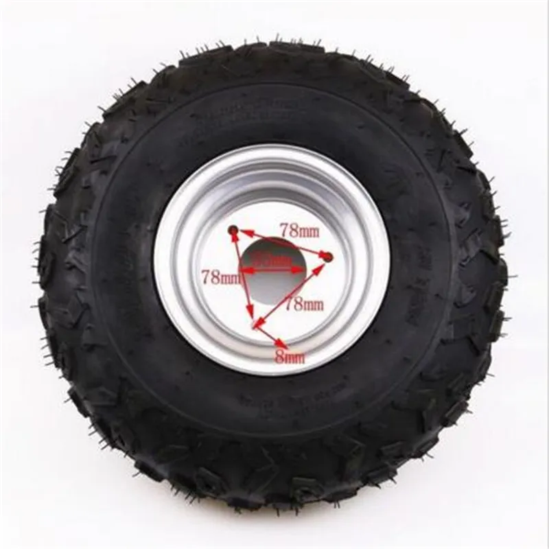 4x145/70 6 дюймов Передняя и задняя флейта бескамерная шина 50 110cc Quad Bike ATV багги TA|rear