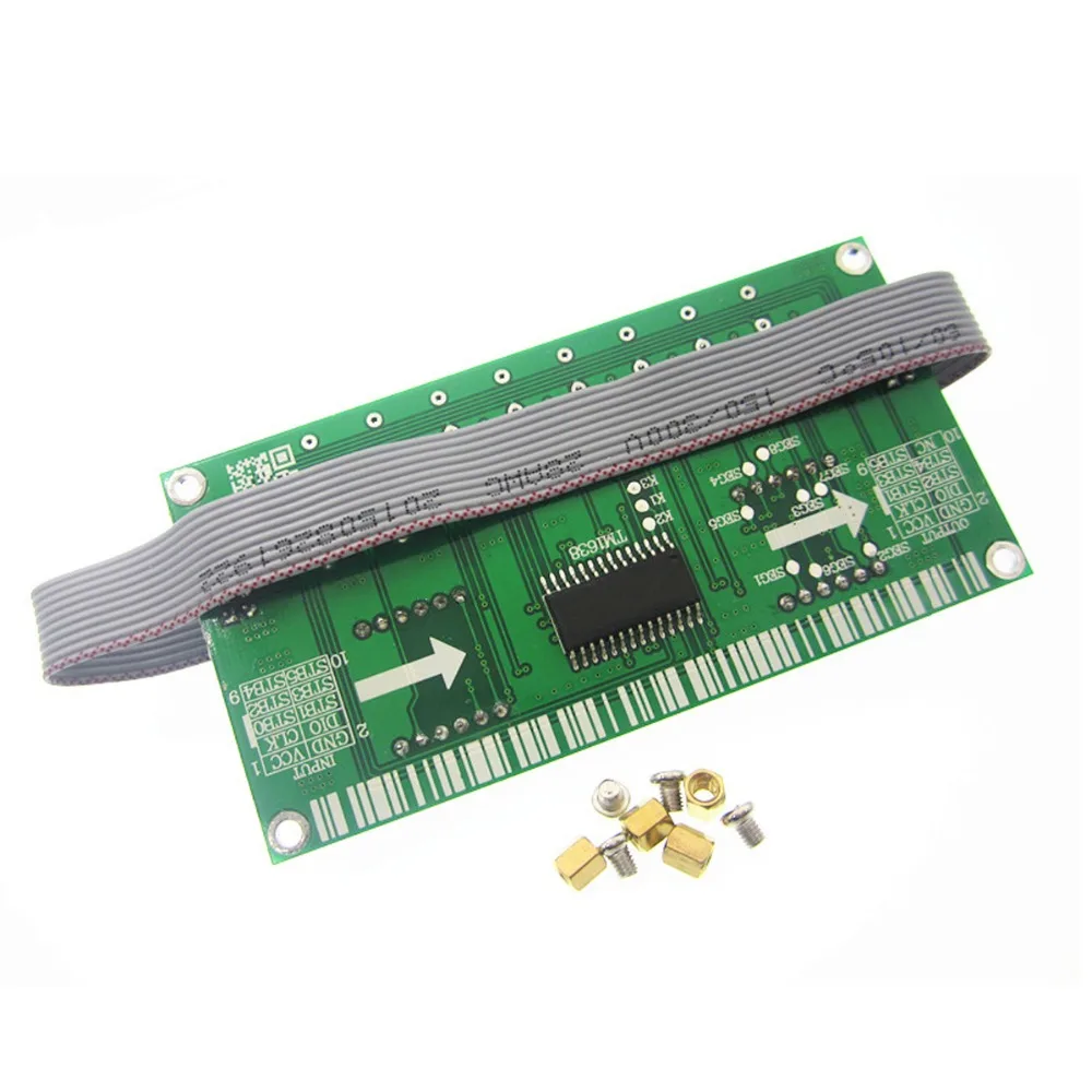 JY-LKM1638 F71A 8* Digital Tube + Key Double Color LED Module TM1638 Can be Cascaded Replace Integrated Circuits | Электроника