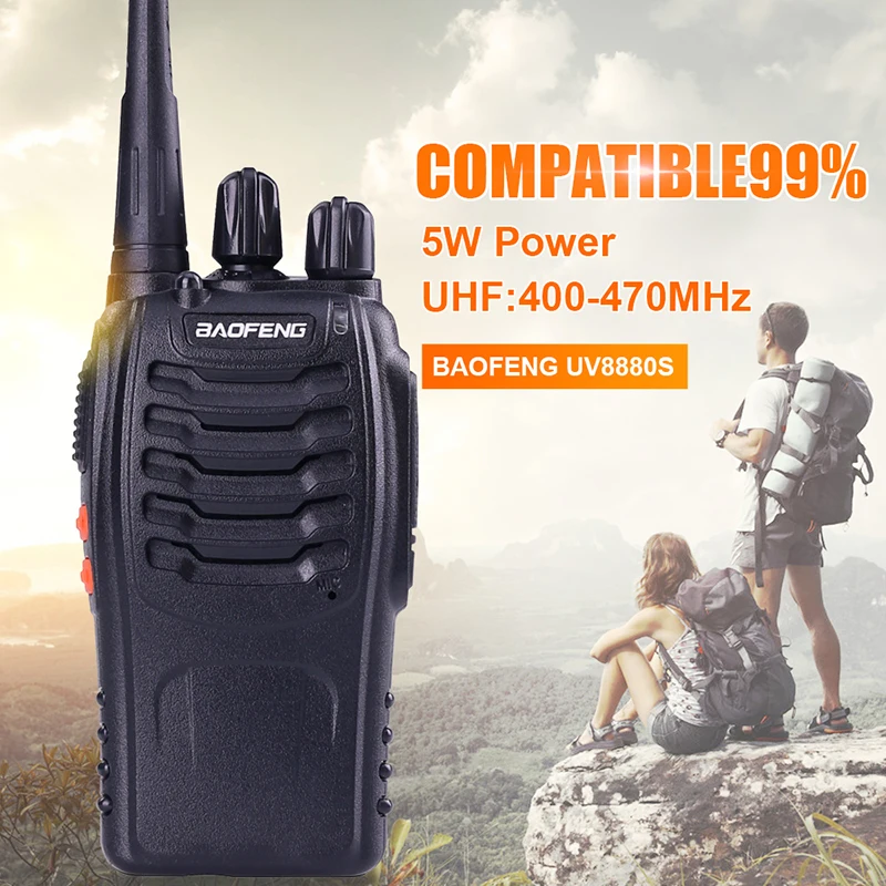 4pcs Baofeng 888S Walkie Talkie with Headset UHF Frequency Portable Ham Radio Communicator bf-888s Amateur Station | Мобильные