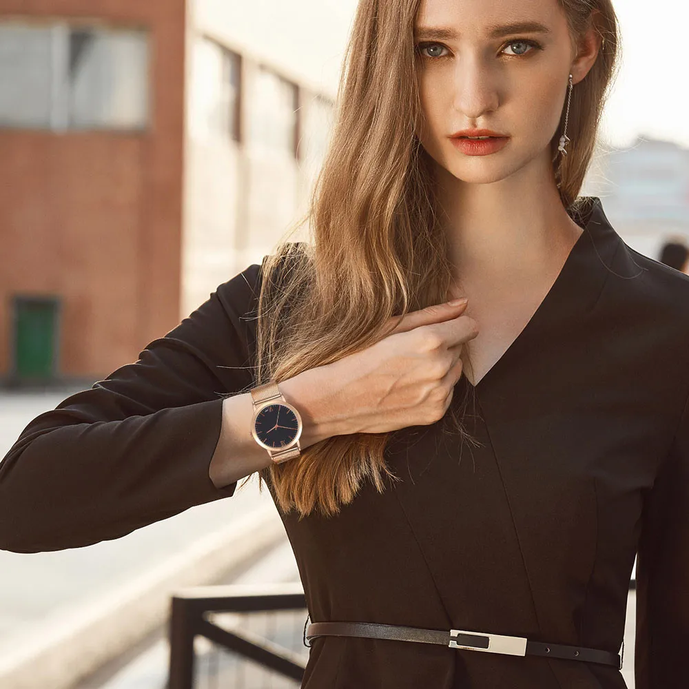 Мужские и женские часы Reloj роскошные Лидирующий бренд кварцевые из нержавеющей