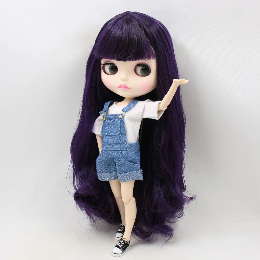 ICY DBS шарнирная кукла Blyth сустав тело белая кожа новая Лицевая панель матовое лицо