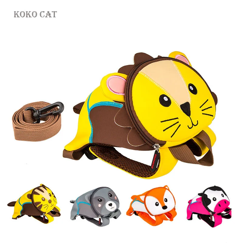 3D школьная сумка с рисунком из мультфильма рюкзак веревкой для детей детский сад