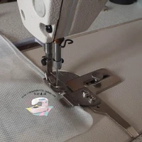 industrial sewing machine flat car puller crimping device upto fold fabric folding machine binder puller for singer brother