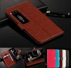 Роскошный кожаный чехол-бумажник с подставкой в стиле ретро для Meizu Pro 7 Plus Pro 7, чехол для Meizu Pro 6, чехол для Meizu U10, Meizu U20, чехол