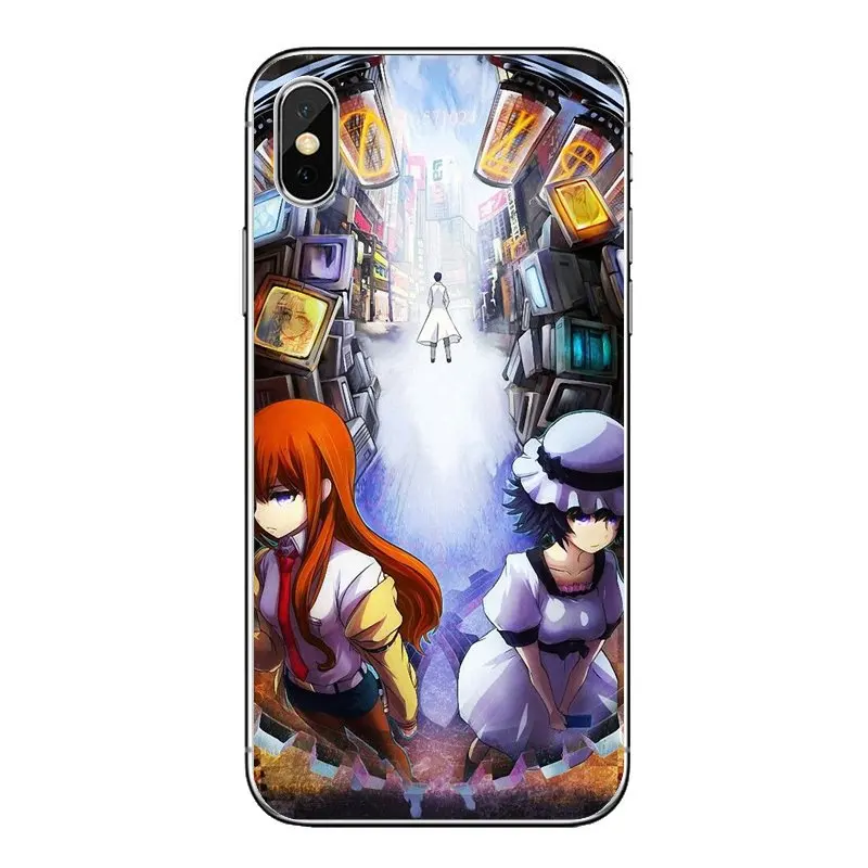 Прозрачные мягкие чехлы аниме steins Gate Амане Suzuha для Motorola Moto x4 E4 E5 G5 G5S G6 Z Z3 G3 C Play Plus |
