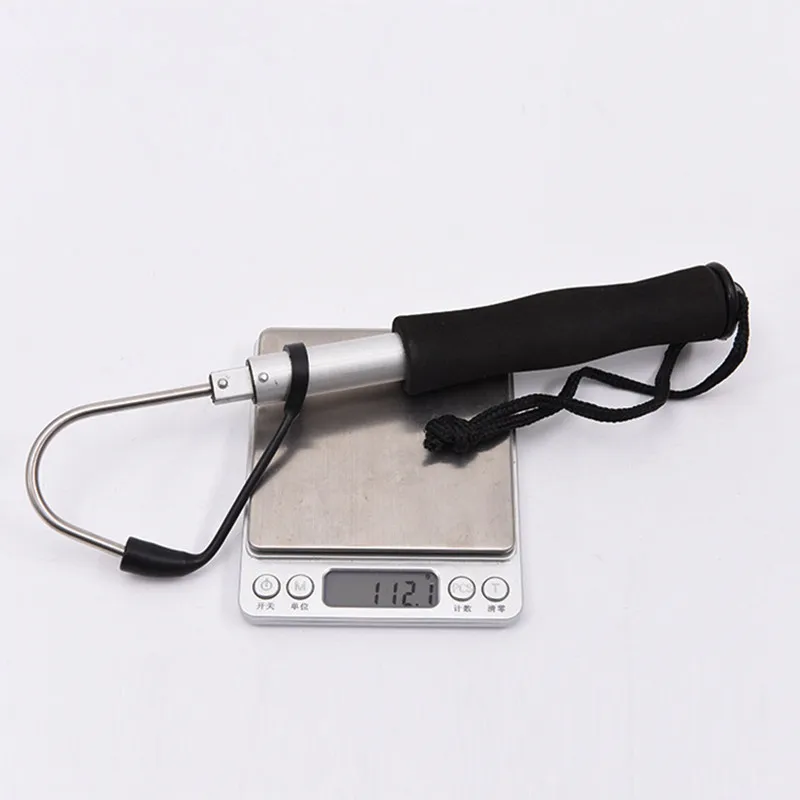Leo Fishing Hooks 60cm Fine Telescopic Type Stainless Steel Aluminum Alloy Sea Boat Superior Quality Hook Tool | Спорт и развлечения