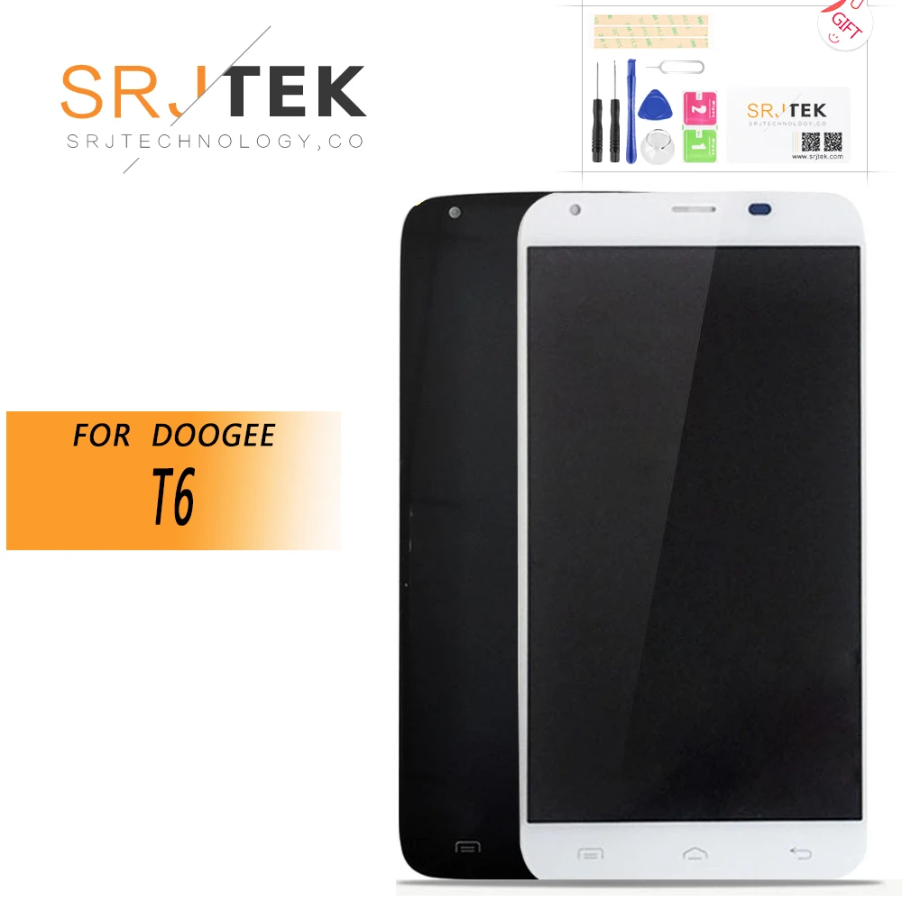 5.5'' For DOOGEE T6 pro LCD Display+Touch Screen Digitizer Panel Replacement Doogee With Tools | Мобильные телефоны и