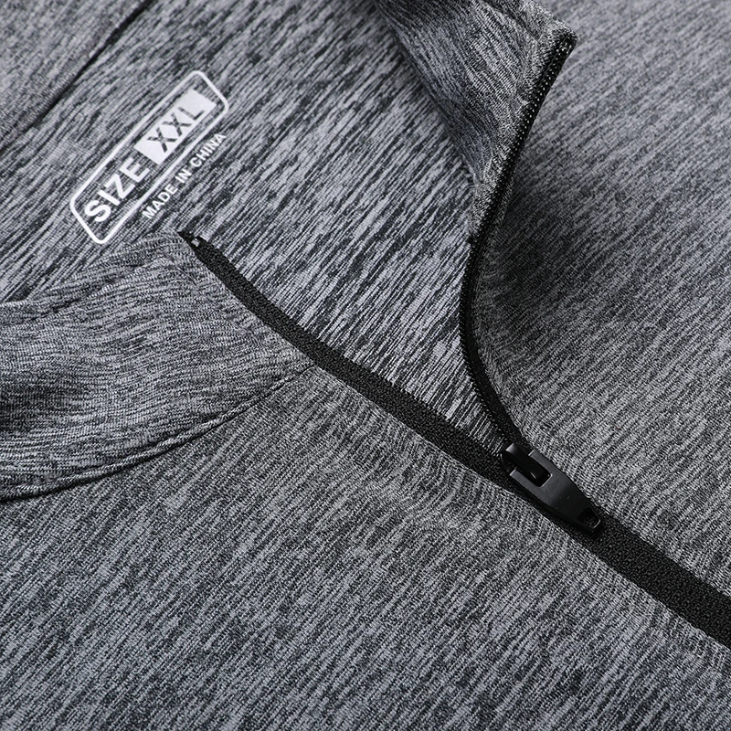 Gym Long Sleeve Mens Quick Dry Running Shirt Mesh Jogging Fitness Training Bike Cycling Jersey Outdoor Men Sports TShirt