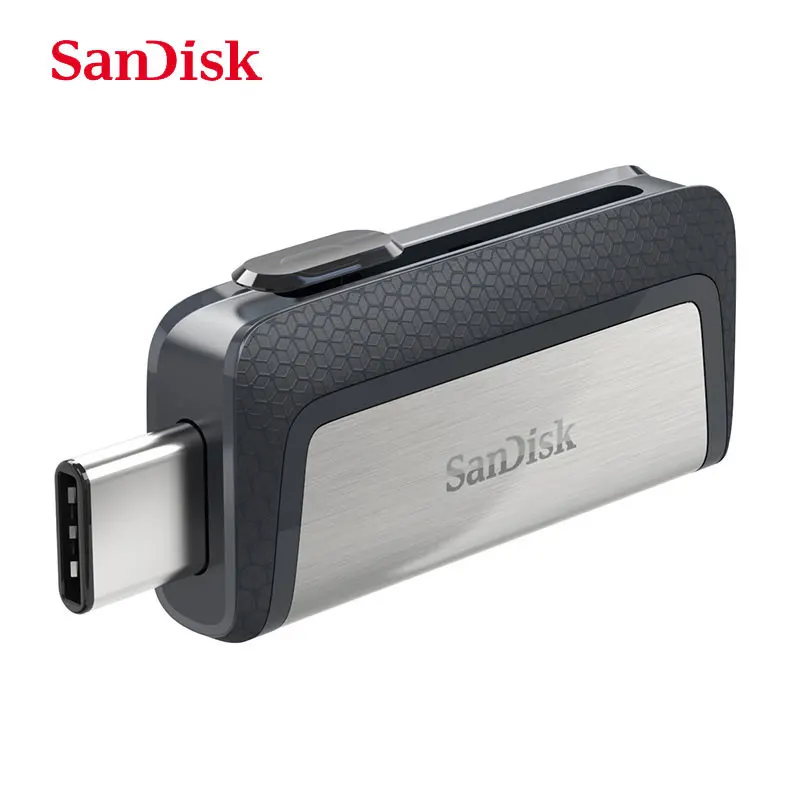 

SanDisk USB 3.1 Flash Drive 16GB 32GB 64GB 128GB 256GB Extreme High Speed Type-C OTG Pen Drive For type-c smartphones and PC