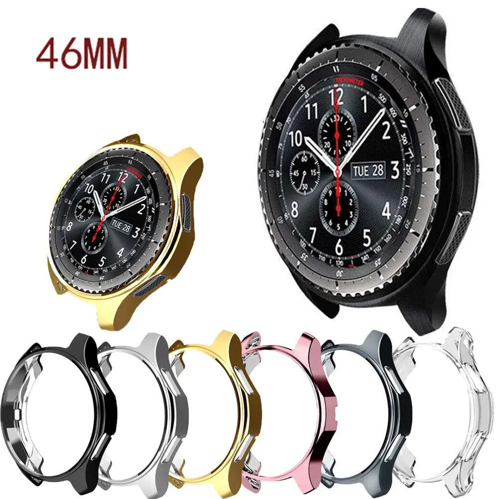 ТПУ против царапин рамка Защитная крышка для samsung Galaxy Watch 46 мм SM-R800