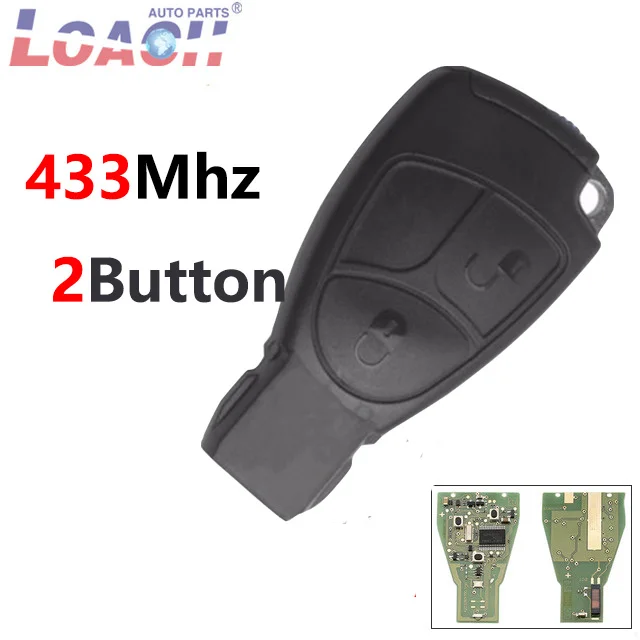 Умный пульт дистанционного управления для автомобиля Mercedes Benz B C E ML S CLK CL 2 кнопки