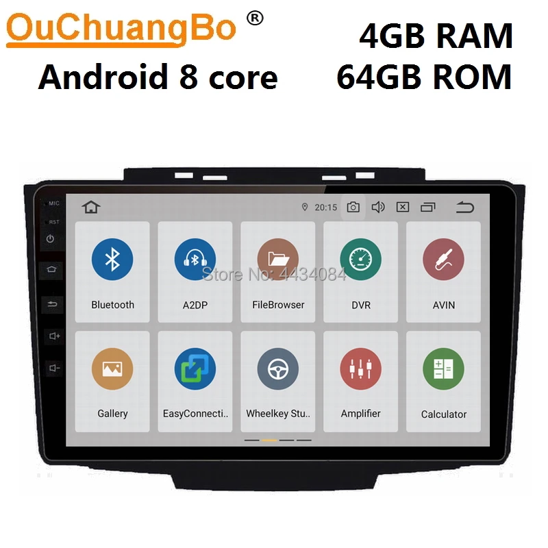 Ouchuangbo 9 дюймов gps навигация Радио стерео для Great Wall H3 H5 GMW 2013 2017 Поддержка 8 ядер DSP