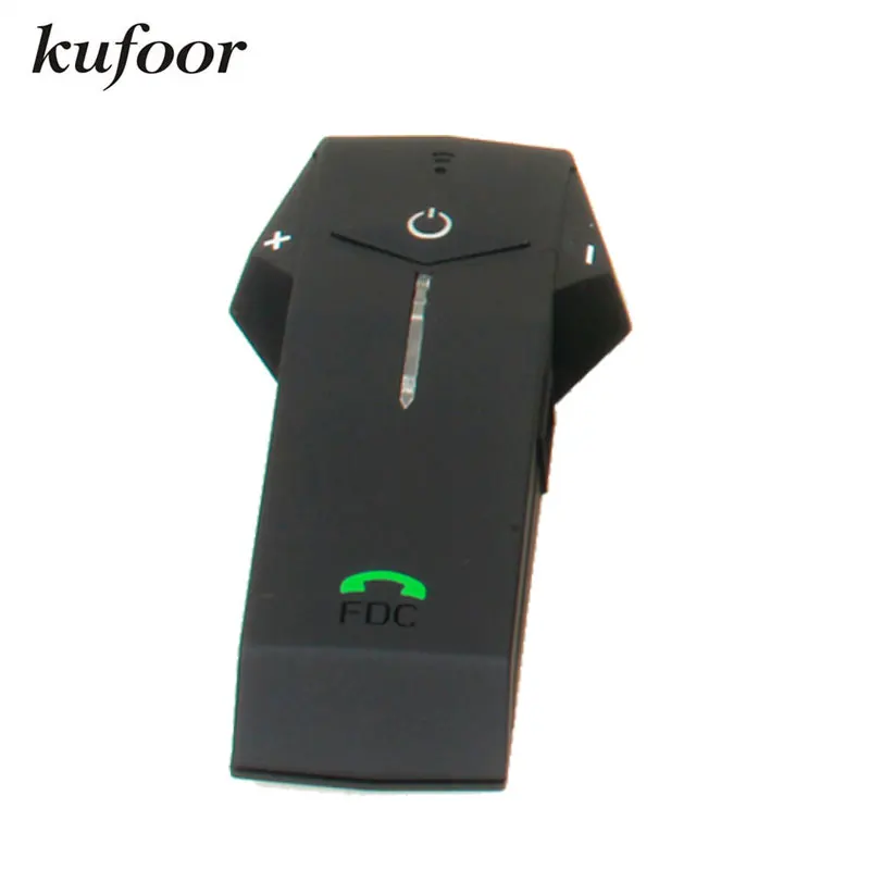 Kufoor 1 компл. 1000 м BT мотоциклетный шлем Bluetooth Интерком переговорные гарнитура с NFC fm