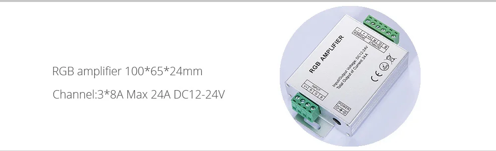 Усилитель RGBW светодиодный RGB репитер контроллер передачи сигнала DC 5 в 12 В 24 В 12A 24A 30A Hello Fish