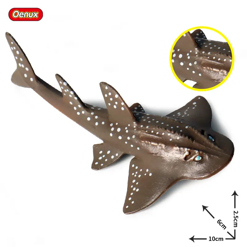 guitarfish Oenux Морская жизнь животные Дельфин Краб Акула Модель черепахи экшн-фигурки Океан морской аквариум миниатюрные развивающие игрушки - Цвет: guitarfish