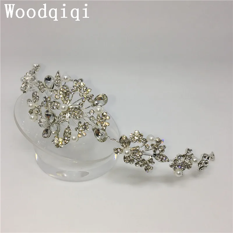 Аксессуары для волос невесты Woodqiqi свадебный головной убор токады свадебной