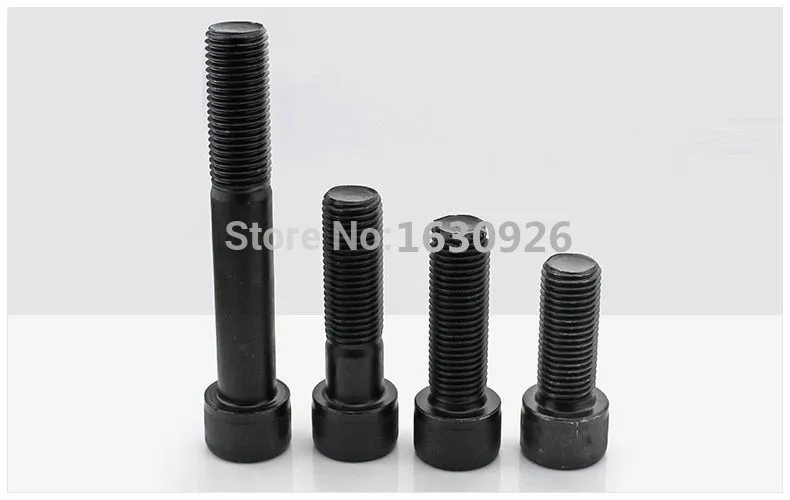 

100pcs/Lot Metric Thread DIN912 M2x3 mm M2*3 mm Black Grade 12.9 Alloy Steel Hex Socket Head Cap Screw Bolts