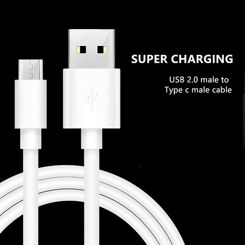 Кабель USB Type C для OPPO A9/A9x/Find X/K1/K3/R15x/R17/R17 Pro/Reno быстрой зарядки и синхронизации