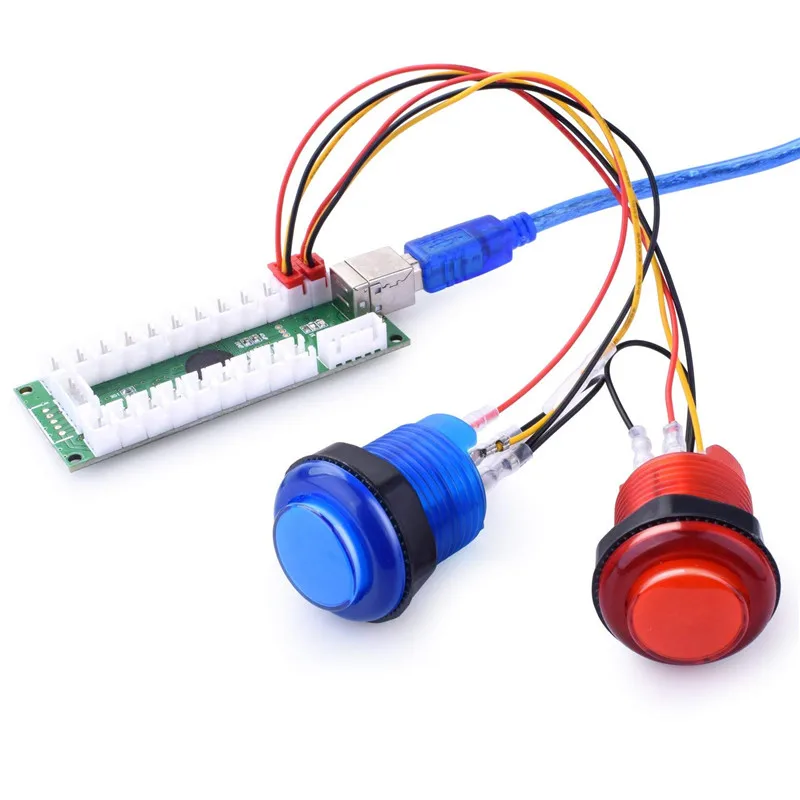 Для Raspberry Pi 3 2 Модель B Retropie аркада DIY части 2xzero задержка USB энкодер|Соединители| |