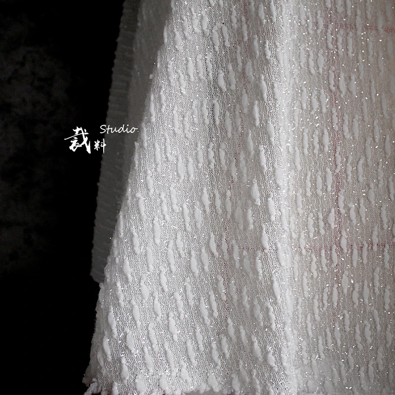 

Special stereo texture fabric,perspective designer cloth lace fabric Wedding Dress Tulle Material fabrics for patchwork