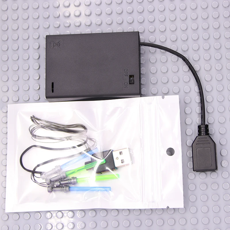 Светодиодная лампа 4 lightsaber в 1 USB для лего фигурки солдат из звездных войн Дарт