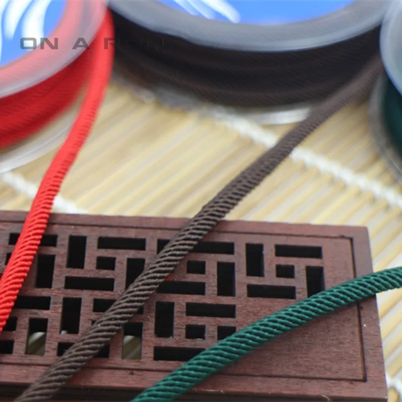 4 мм витой шпагат Миланский Шнур Ювелирные изделия Аксессуары веревка макраме