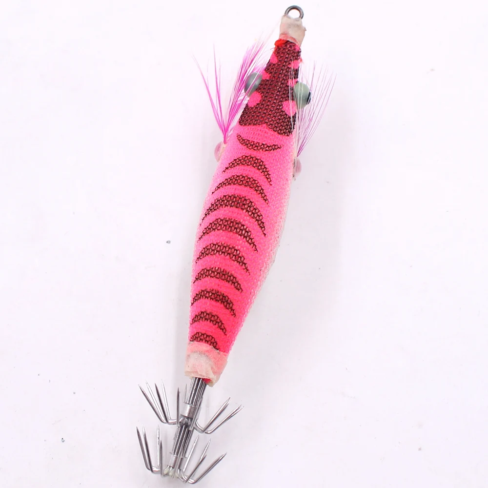 1Pcs 8cm 11g Squid Hook Hard Wood Shrimp For Sea Carp Fly Fishing Spinner Bait Accessories Hooks Tool Wobblers Fish Sport lures | Спорт и