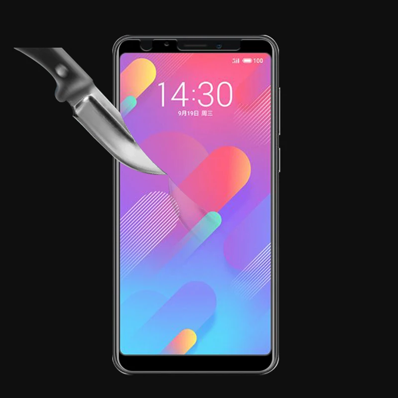 Полное покрытие закаленное стекло для Meizu V8 Защитная пленка экрана Meilan M8 M813Q M813C