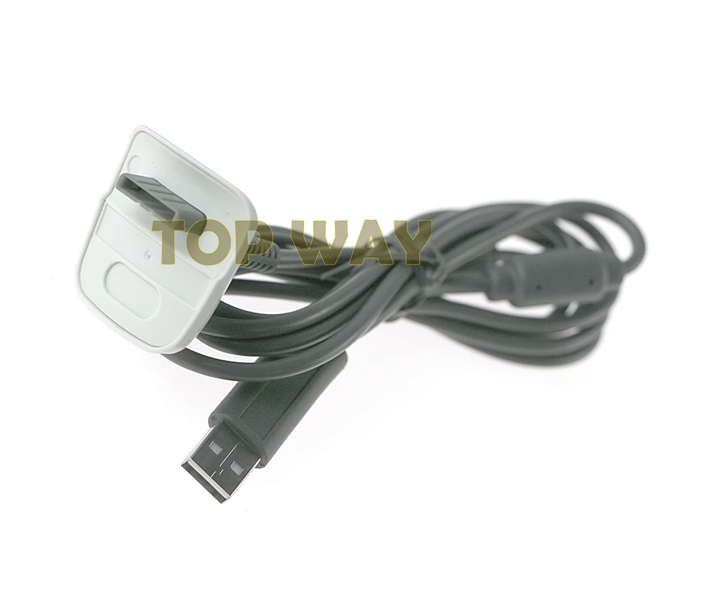 5 шт./лот серый и черный Новый USB кабель для зарядки Xbox360 xbox 360 беспроводной игровой