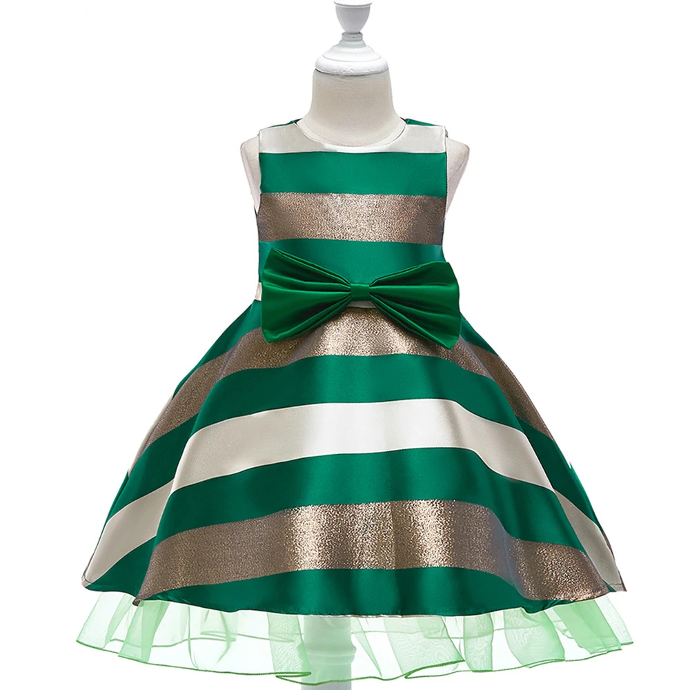 MQATZ/платье в полоску для маленьких девочек торжественное платье свадебной