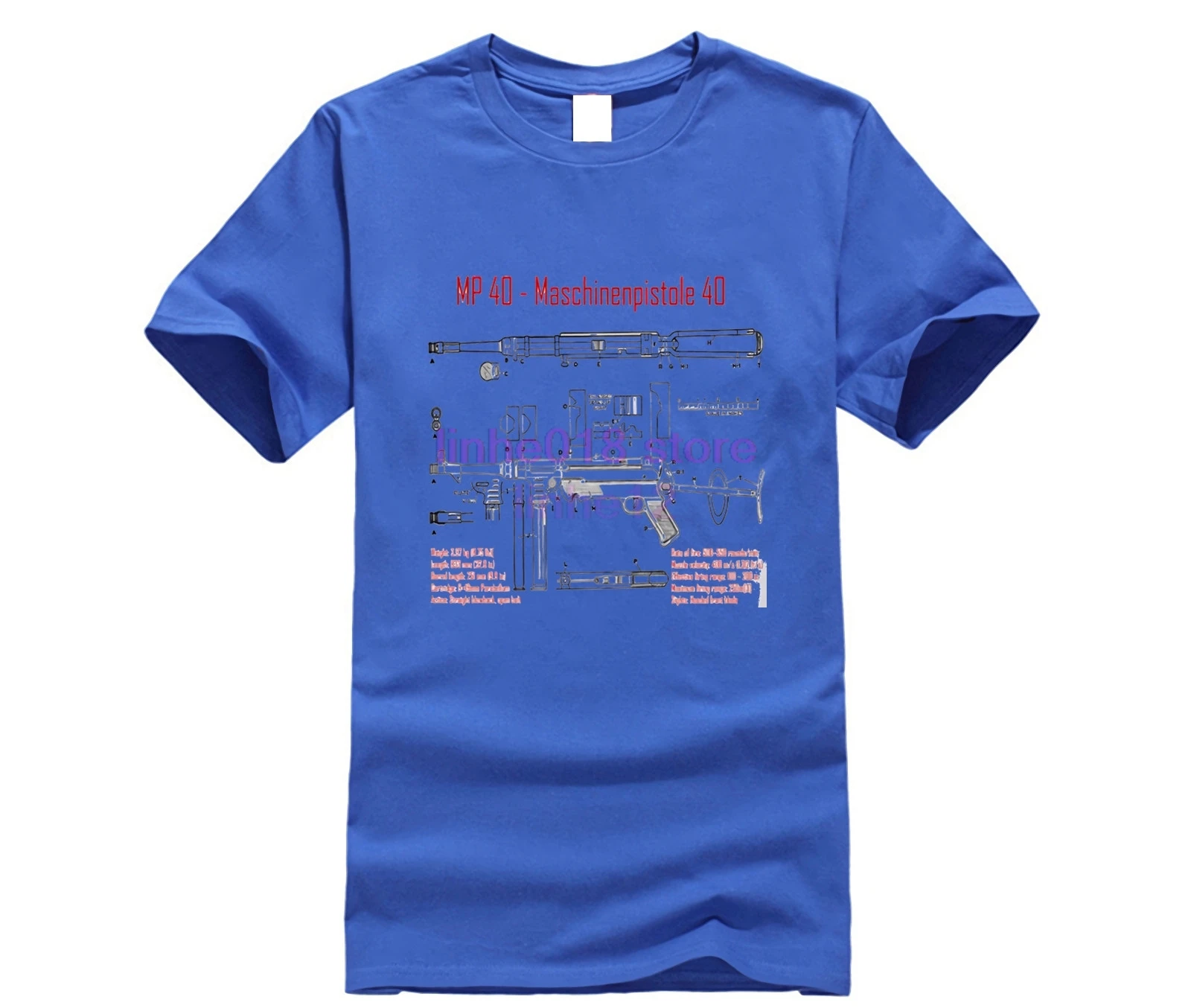 Men t shirt Wehrmacht MP40 Premium Black Landser Deutsches Reich Ruhm Ehre WW2 Soldaten Fashion Tops Clothing men | Мужская одежда