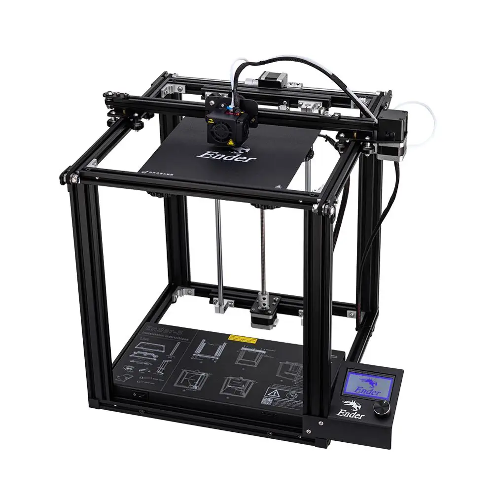 Оригинальный 3D принтер CREALITY Ender 5 двухосевой сердечник y xy закрытая структура V1.1.4