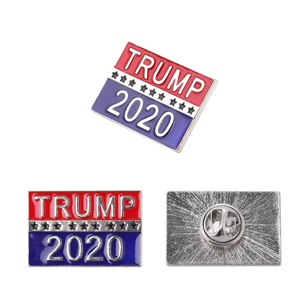 1 шт. новая популярная уникальная брошь с изображением Трампа 2020 булавка