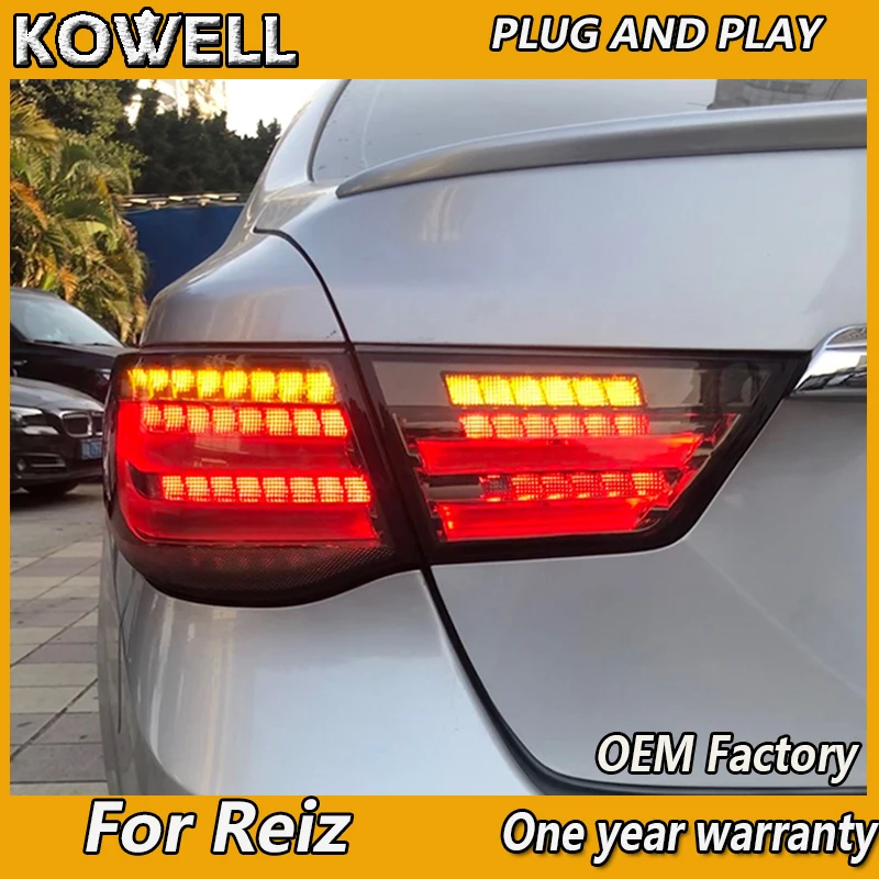 Автостайлинг KOWELL для Toyota Reiz задние фонари 2010 2011 2012 Mark X светодиодные DRL стоп парк