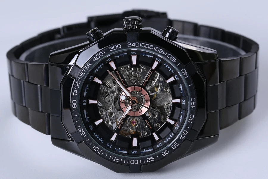 Часы наручные Forsining Мужские механические модные дизайнерские брендовые