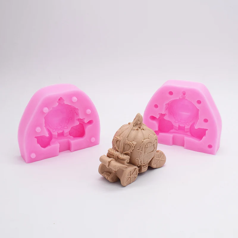 Новые 3D свадебные кареты глиняные формы дизайнерские силиконовые бетонные формы пластиковые для сада Molde Cemento