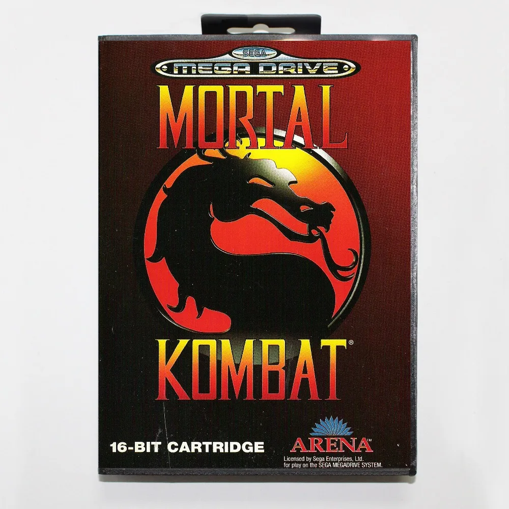 Игровая карта Mortalkombat 16 бит SEGA MD в розничной коробке для Sega Mega Drive Genesis | Электроника