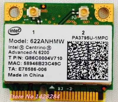 SSEA оригинальный новый для Intel Centrino Advanced N 6200 622ANHMW 6200AGN half Mini PCI E 300 Мбит/с 2 4G/5 ГГц Wi Fi