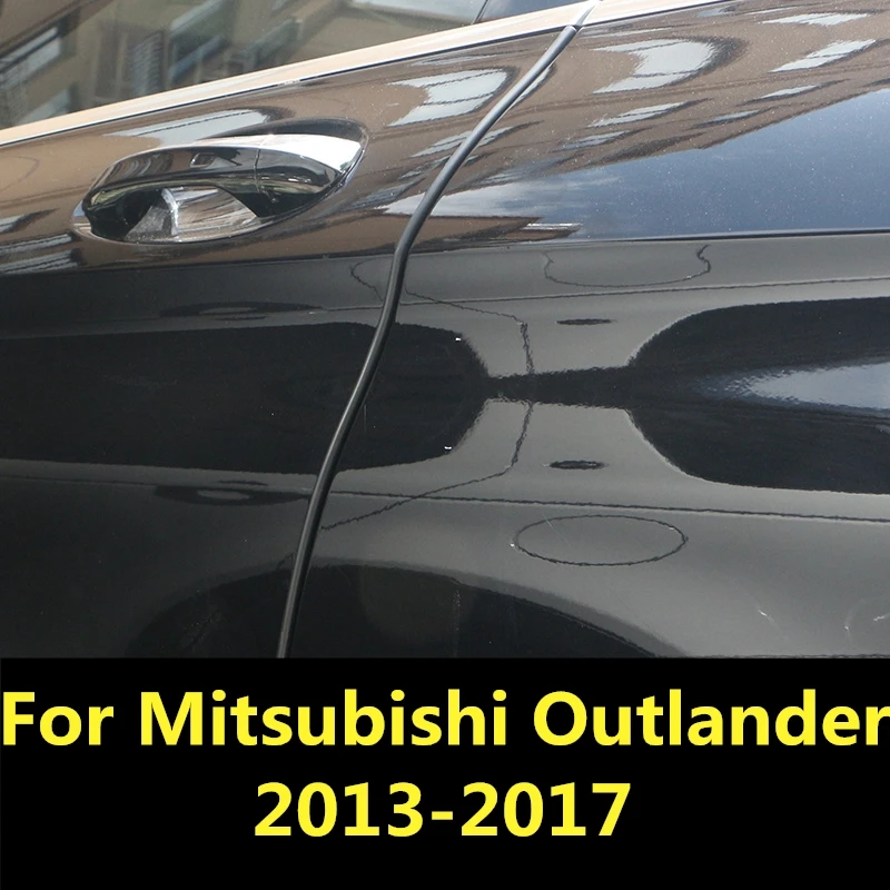 Для Mitsubishi Outlander 2013 17 Защита от столкновений боковой двери защита края резиновый